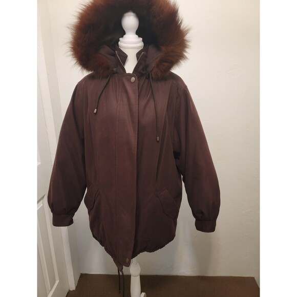 Bromley Jackets & Blazers - Bromley Sport Winter Parka Down  Feather Filled Fox Fur Trim  Detachable Hood  M